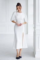Rochie Alb Lilly