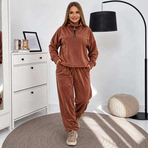 Trening dama Mara maro deschis din catifea SuperSoft