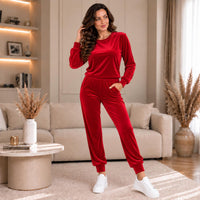 Trening Soft Rosu din Catifea