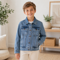 Geaca Blugi Clasic Baieti Light Denim
