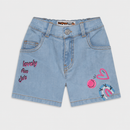 Blugi Scurti Fete Love Light Denim - imagine 3