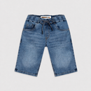 Blugi Scurti Baieti Nice Dark Denim - imagine 3