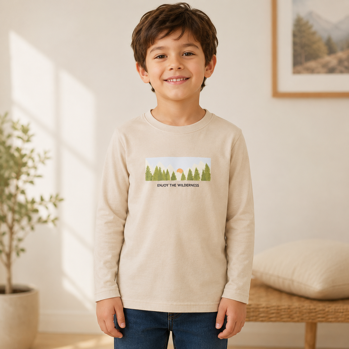 Bluza Baieti Brazi Bej