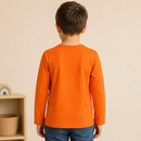 Bluza Baieti Brazi Portocaliu - spate