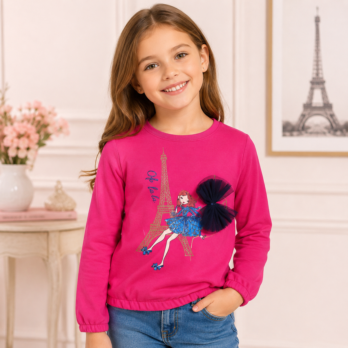 Bluza Fucsia Paris Fete
