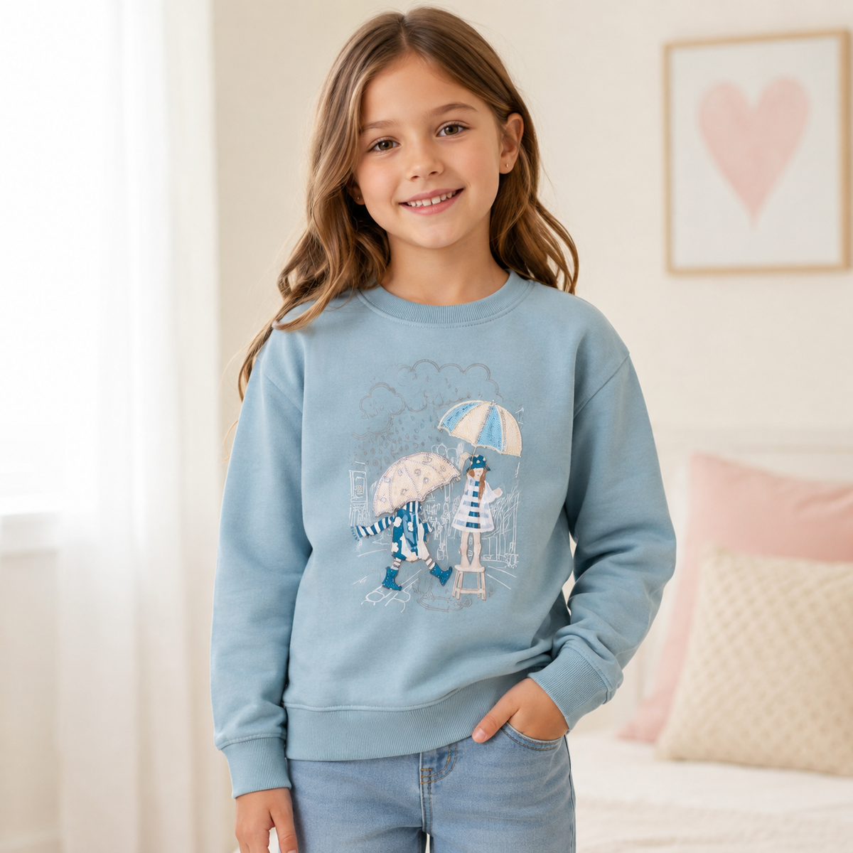 Bluza Gri Umbrela Fete