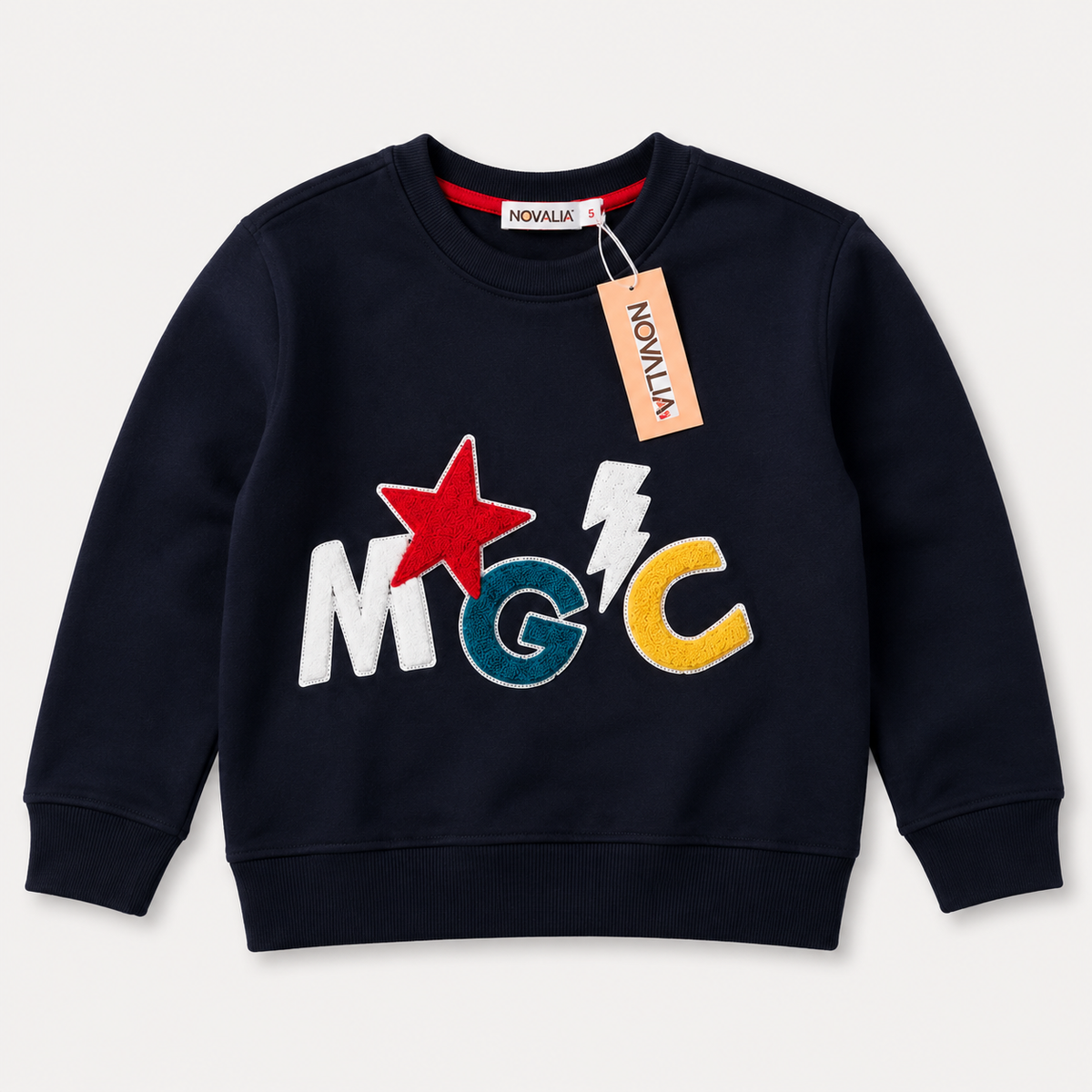 Bluza Fete Magic Negru - flatlay