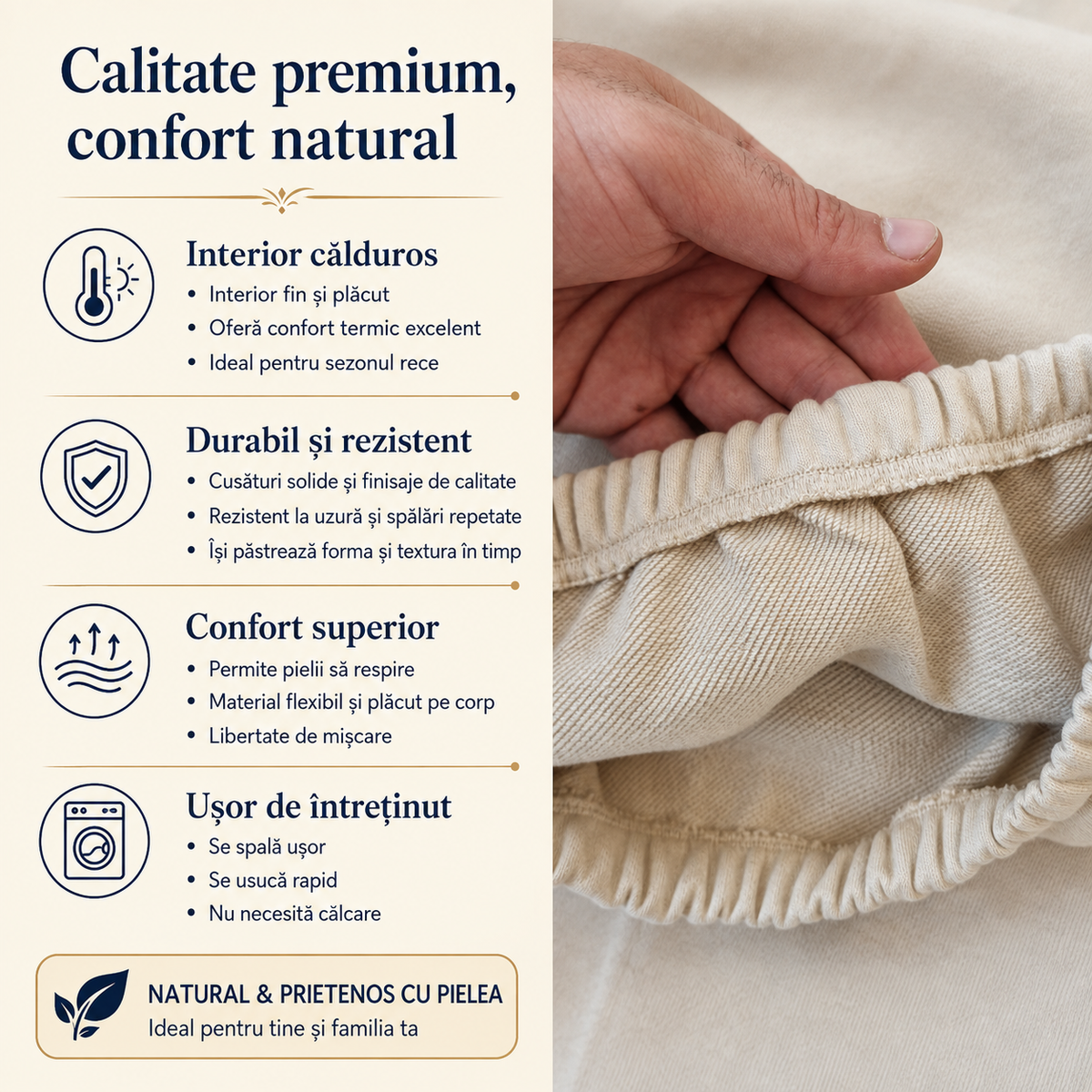Bluza Bej Paris Fete - detalii calitate