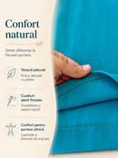 Bluza Raiat Turcoaz Fete - textura
