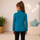Bluza Raiat Turcoaz Fete - spate