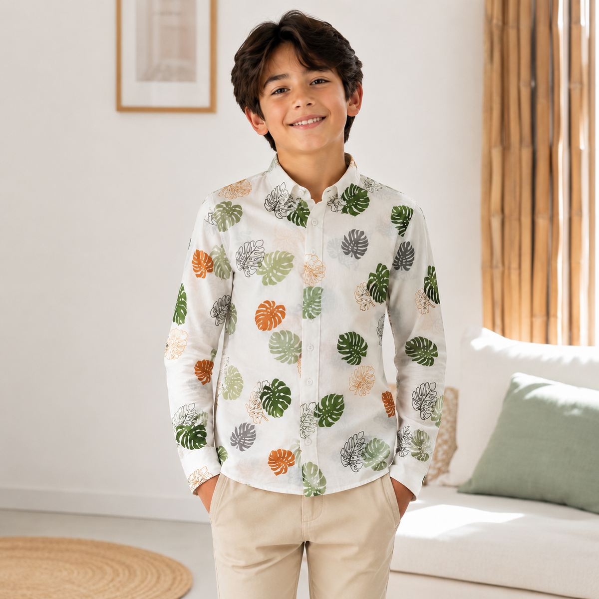 Camasa Baieti Rose Print