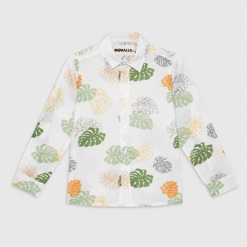 Camasa Baieti Rose Print - imagine 4