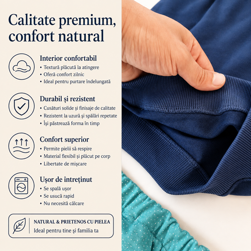 Compleu Fete Scooter Bleumarin - detalii material