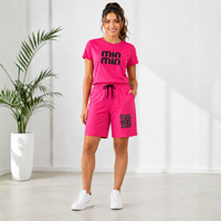 Compleu Sport Dama din Bumbac Fucsia