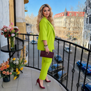 Compleu Tina Cosmote - sacou si pantaloni din stofa Barbi