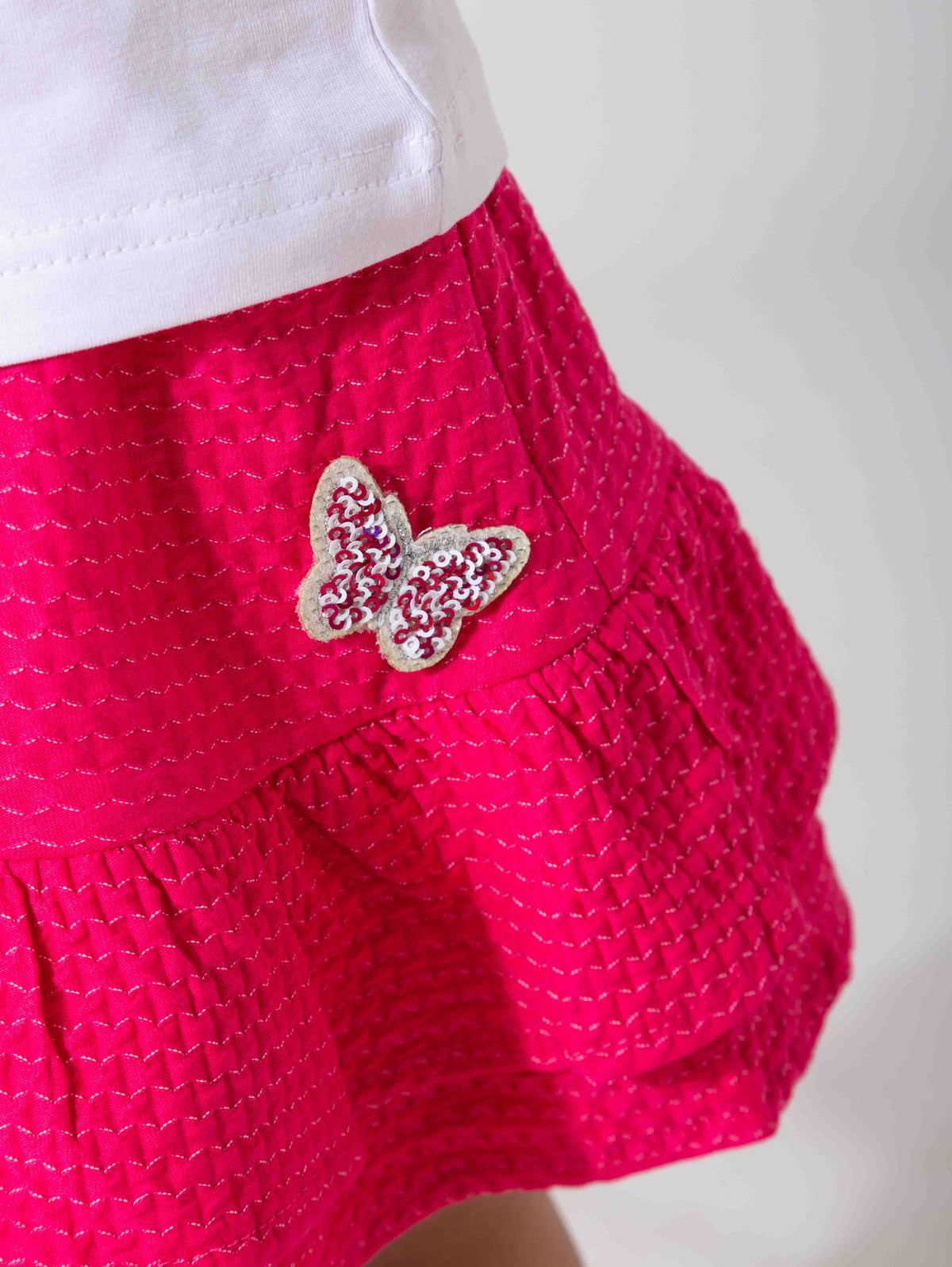 Fusta Fete Butterfly Fucsia