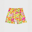 Pantaloni Scurti Fete Imprimeu Floral Orange - imagine 3