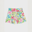 Pantaloni Scurti Fete Imprimeu Floral Turcoaz - imagine 3