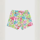 Pantaloni Scurti Fete Imprimeu Floral Turcoaz - imagine 4