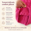 Pulover Crosetat Fucsia Fete - detalii