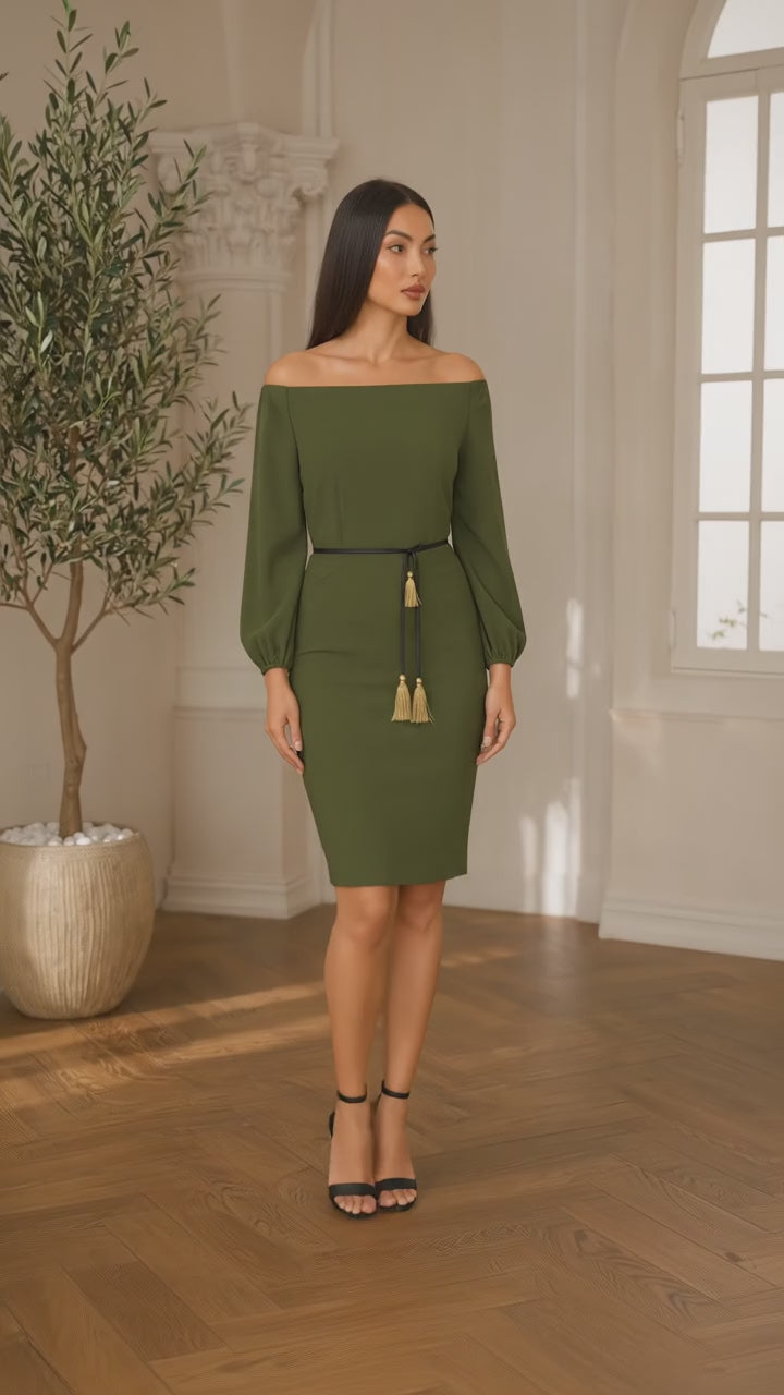 Rochie Autum Kaki - video produs