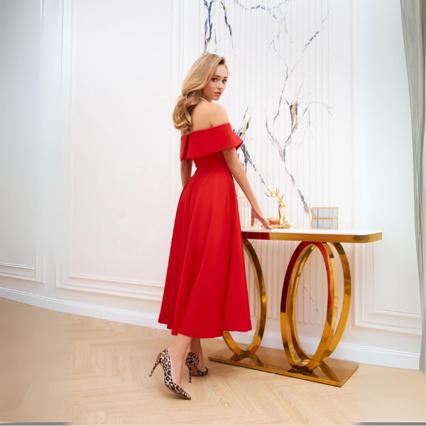Rochie Seara Rosu Larisa