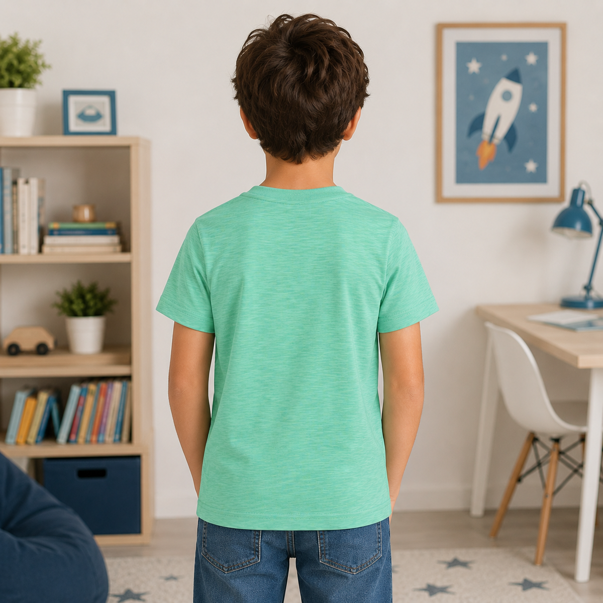Tricou Travel Baieti Verde Deschis