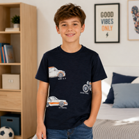 Tricou Travel Baieti Negru