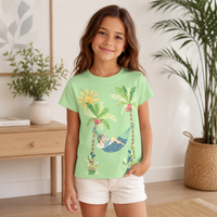 Tricou Palm Fete Menta