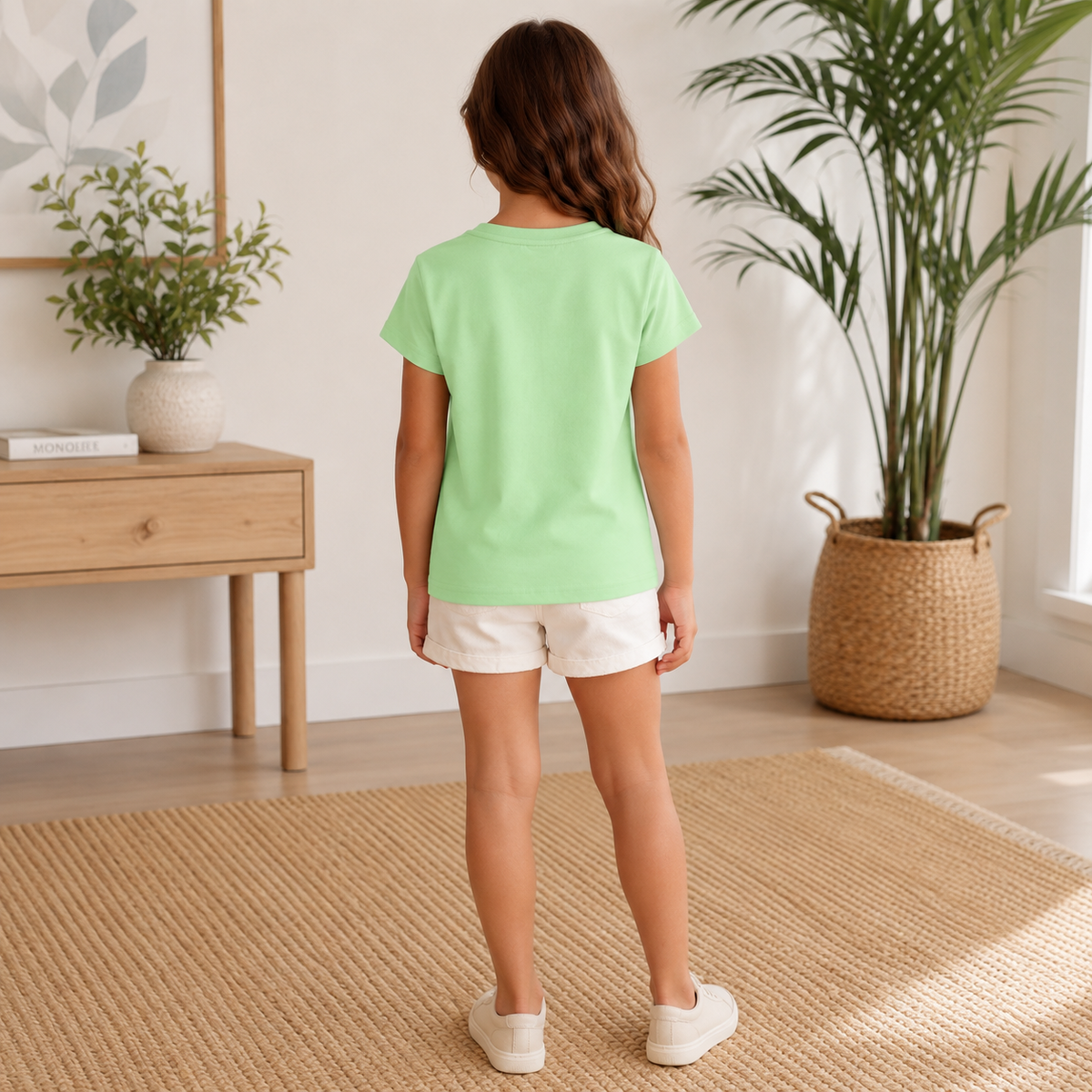 Tricou Palm Fete Menta