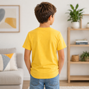 Tricou Sun Unisex Copii Galben - imagine 2