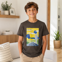 Tricou Sun Unisex Copii Kaki