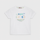 Tricou Croco Unisex Copii Alb - imagine 3