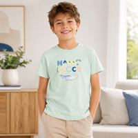 Tricou Croco Unisex Copii Menta